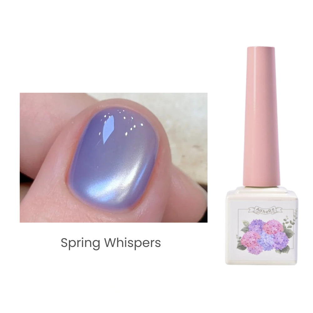 Icy Jelly Cat Eye Magnetic Gel Polish - Sparkle Glass Bead Effect Nail 12ml