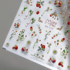 Strawberry Nail Art Stickers Adhesive Slider 3D Strawberry Flower Sticker Decals MN311