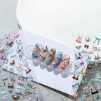 Summer Beach Nail Art Stickers Sexy Bikini Dress Adhesive Sticker Decals TS1448