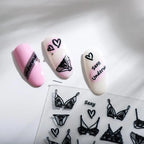 Summer Bikini Design Nail Art Stickers 3D Adhesive Slider For Summer Beach Sticker Decals MN140