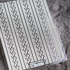 Sweater Knitting Pattern Nail Art Stickers Adhesive Embossed Sticker Decals TS357