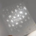 White Floral Nail Art Stickers Adhesive Sliders Blossoming Flowers With Pearls Sticker Decals TL092