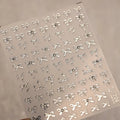 Luxury 3D Bow Nail Art Stickers - Gold & Silver Metal Decals for DIY Manicure