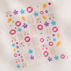 Kawaii Coquette Bow & Cherry 3D Nail Stickers