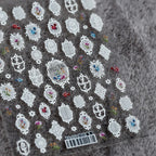 3D Ultra Thin Nail Art Sticker Decals - Rose Flower Nail Sticker