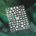 Floral Nail Art Stickers Adhesive Butterfly Flower Sticker Decals TS134