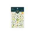 Summer Fruit Nail Art Stickers Adhesive Slider Avocado Lemon Sticker Decals TS1582 embossed