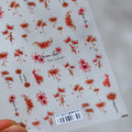 Nail Art Stickers Adhesive Sliders Mandala Flowers Sticker Decals TS1607