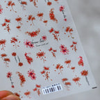 Nail Art Stickers Adhesive Sliders Mandala Flowers Sticker Decals TS1607