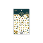 Sunflower Nail Art Stickers Floral Leaf Adhesive Slider Sticker Decals TS1655