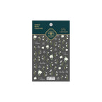 Lily Flower Nail Art Stickers Floral Adhesive Slider Sticker Decals TS1687 embossed