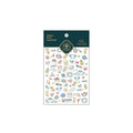 Colorful Graffiti Nail Art Stickers Adhesive Sticker Decals TS1787 embossed