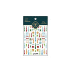 Skull Nail Art Stickers Adhesive Slider Skull Teeth Sticker Decals For Halloween TS1973 embossed