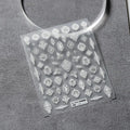 Nail Art Stickers Adhesive Slider White Totem Sticker Decals TS2093 embossed