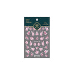 Pink Floral Nail Art Stickers Flower Leaf Adhesive Sticker Decals TS2161