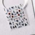 Halloween Nail Art Stickers Adhesive Slider Ghost Sticker Decals TS2340