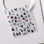 Halloween Nail Art Stickers Adhesive Slider Ghost Sticker Decals TS2340