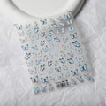 5D Embossed Blue Butterfly Nail Art Stickers Adhesive Sliders Sticker Realistic Fairy Nail Decals TS2542