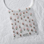 Pink Tulips Nail Art Stickers Flowers Adhesive Sticker Decals TS2566 embossed