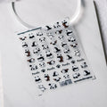 Panda Nail Art Stickers Adhesive Sticker Decals TS2667