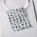 Panda Nail Art Stickers Adhesive Sticker Decals TS2667