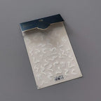 Black White Nail Art Stickers Adhesive Slider Ribbon Sticker Decals TS2805