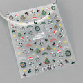 Christmas Tree Nail Art Stickers Adhesive Sticker Decals TS3258