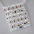 Christmas Tree Deer Nail Art Stickers Xmas Snowman Adhesive Sticker Decals TS3290