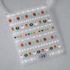 Christmas Tree Deer Nail Art Stickers Xmas Snowman Adhesive Sticker Decals TS3290
