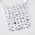Nail Art Stickers Adhesive Sliders Persian Totem Embossed Sticker Decals TS3322