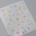 Colorful Fireworks Nail Art Stickers Adhesive Slider Sticker Decals TS3459