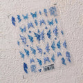 3D Butterfly Nail Art Stickers Adhesive Butterfly Wings Sticker Decals TS3571