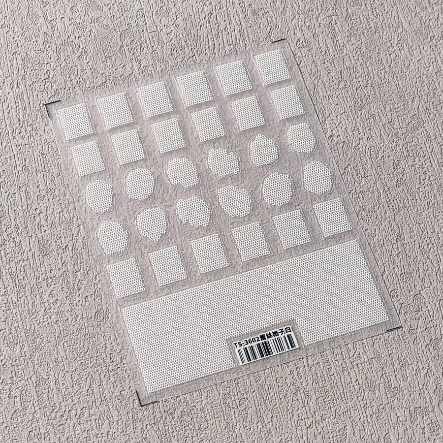 Lace Nail Art Stickers Adhesive Slider Polka Dots Nail Sticker Decals DIY Nail Supplies TS3602