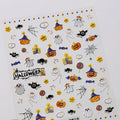 Halloween Nail Stickers | Cute Spooky Pumpkin Ghost Bat Nail Decals TS3863