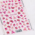 Hydrangea Nail Art Stickers Dried Flower Petals Leaf Adhesive Sticker Decals  TS414