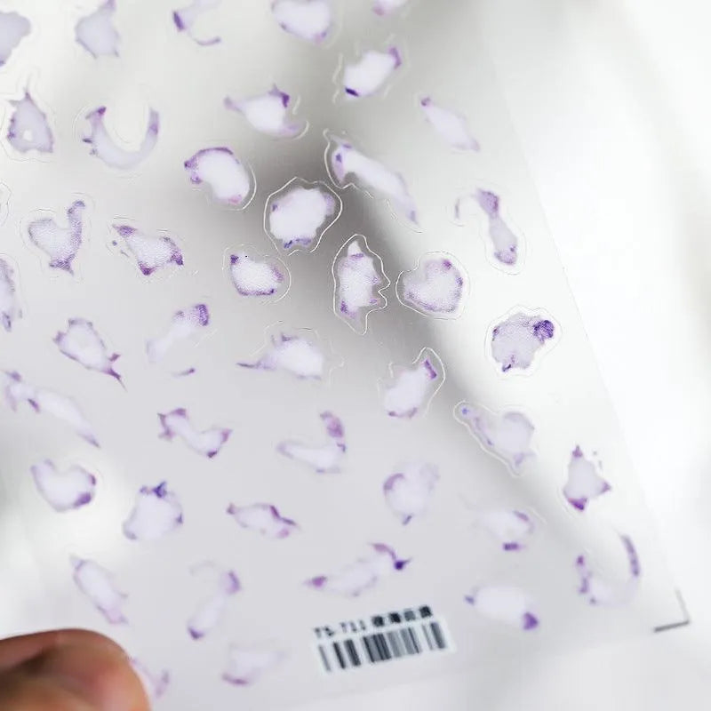 Sea Life Nail Art Stickers Jellyfish Starfish Coral Adhesives Sticker Decals TS711