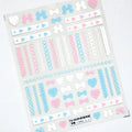 5D Sweater Pattern Nail Stickers – Cozy Winter Knit Style Decals