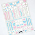 5D Sweater Pattern Nail Stickers – Cozy Winter Knit Style Decals