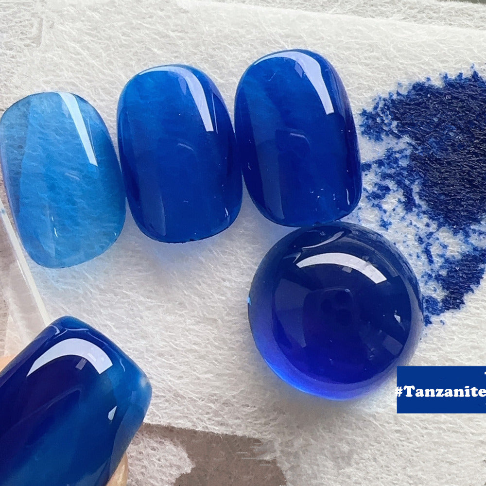 HEMA-Free Stained Glass Gel Polish - 9-Piece Rainbow Jelly Collection (12ml)