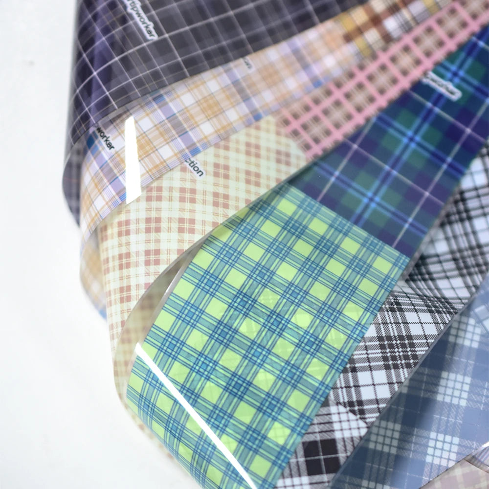 The Preppy Plaid Nail Foil Collection (50cm) - 3952