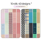 The Preppy Plaid Nail Foil Collection (50cm) - 3952