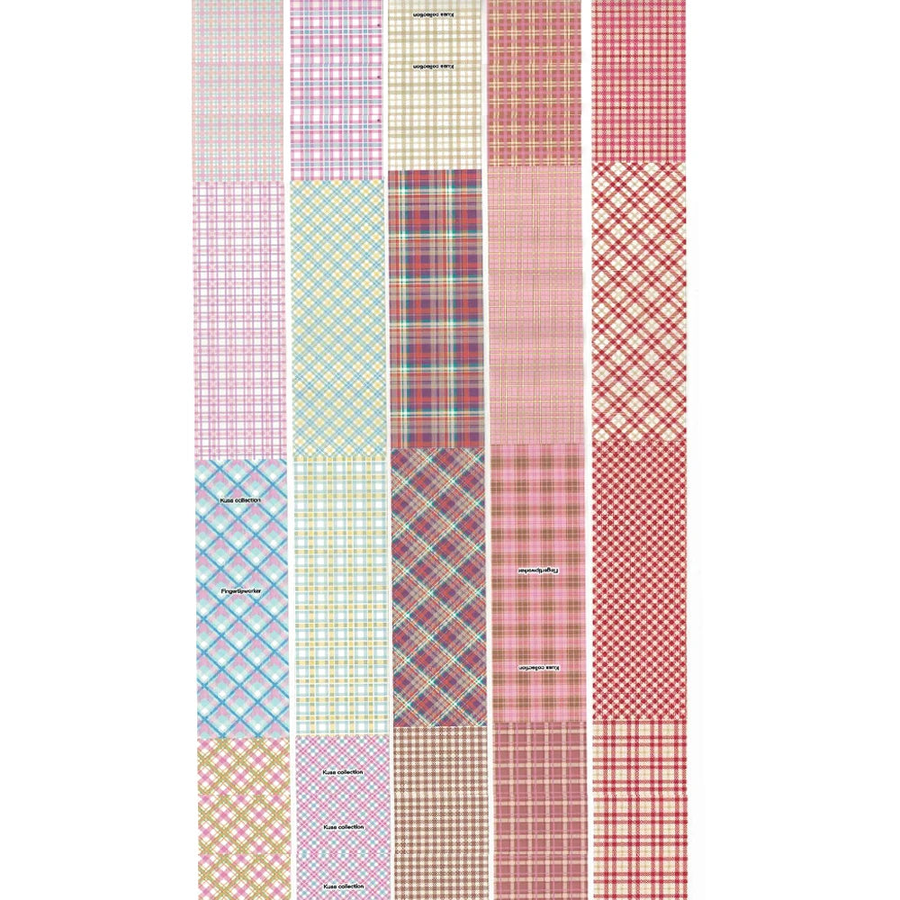 The Preppy Plaid Nail Foil Collection (50cm) - 3952