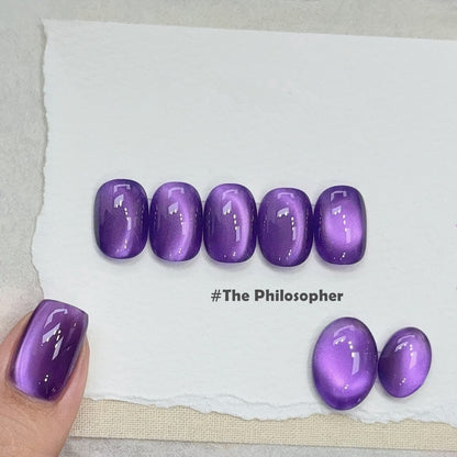 Galaxy Cat Eye Magnetic Gel Polish - Velvet Aurora Effect 12ml