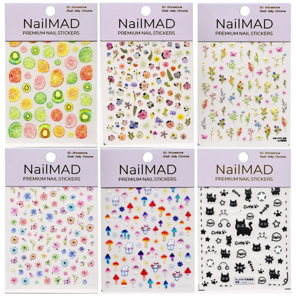 Top 24 Best Seller Kit - Premium Nail Art Stickers (Black Friday Only)