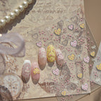 Trendy Leopard Print Cross Nail Stickers | DIY Edgy Animal Print Nail Art Decals 