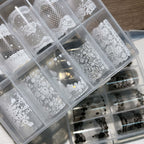 Vintage Floral Lace Nail Foil Collection