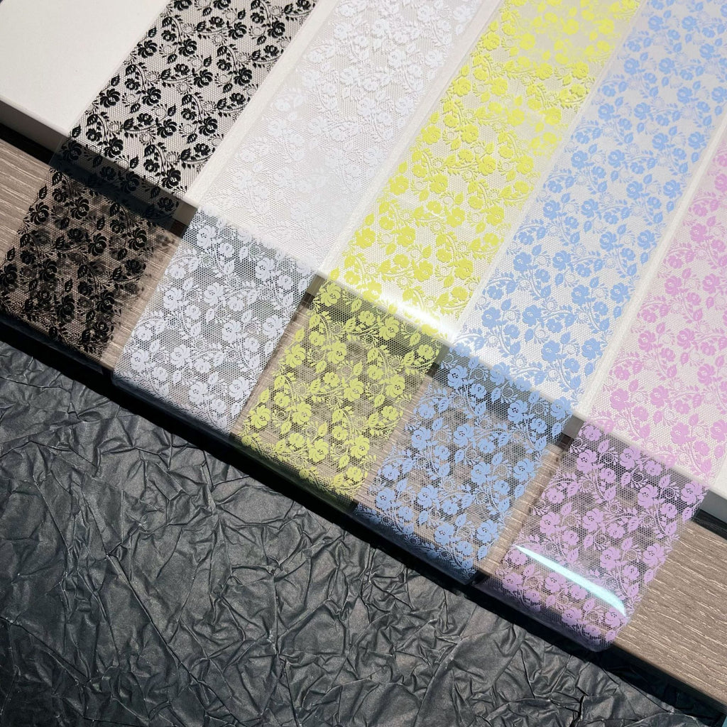 Vintage Floral Lace Nail Foil Collection