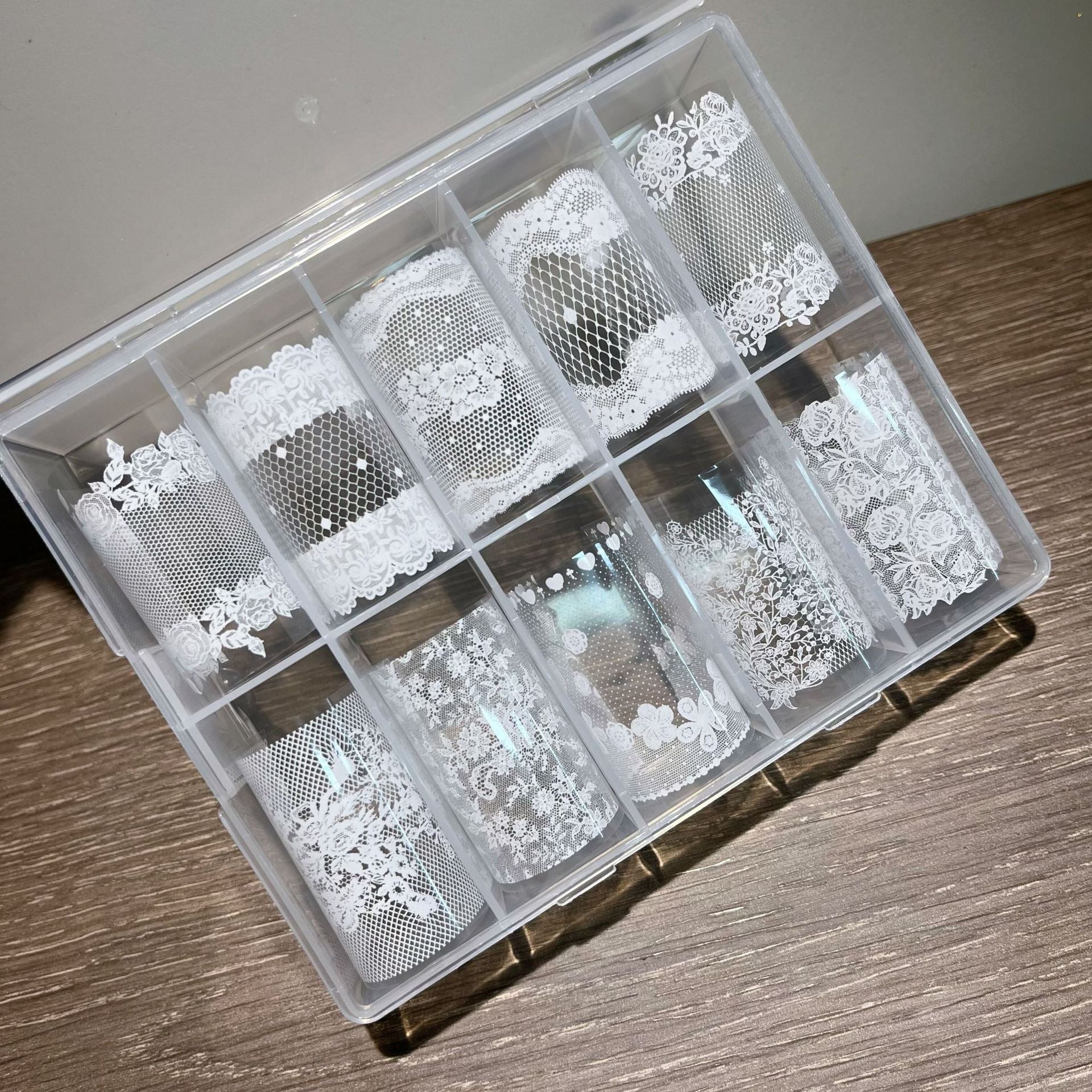 Vintage Floral Lace Nail Foil Collection