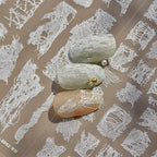 Vintage Lace Nail Stickers - Broken Net Design Decals 4952