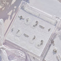 Vintage Lace Rhinestone Nail Stickers – Pre-Arranged Self-Adhesive Nail Gems MD025